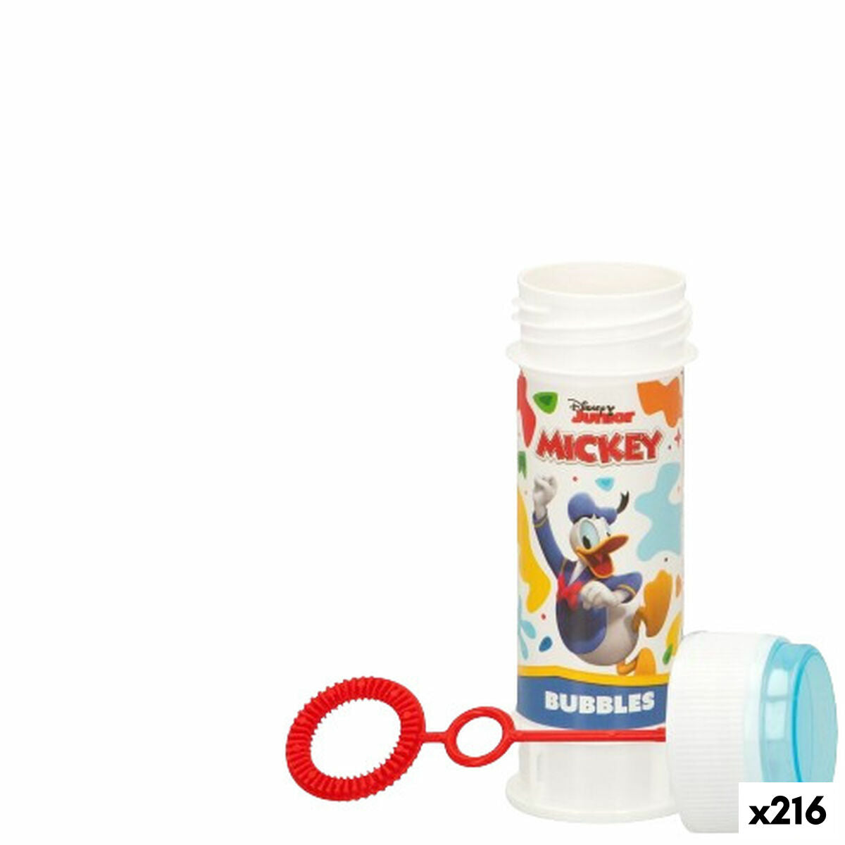 Aparat baloane săpun Mickey Mouse 60 ml 3,8 x 11,5 x 3,8 cm (216 Unități) - Jucarii si jocuri, În aer liber și sport