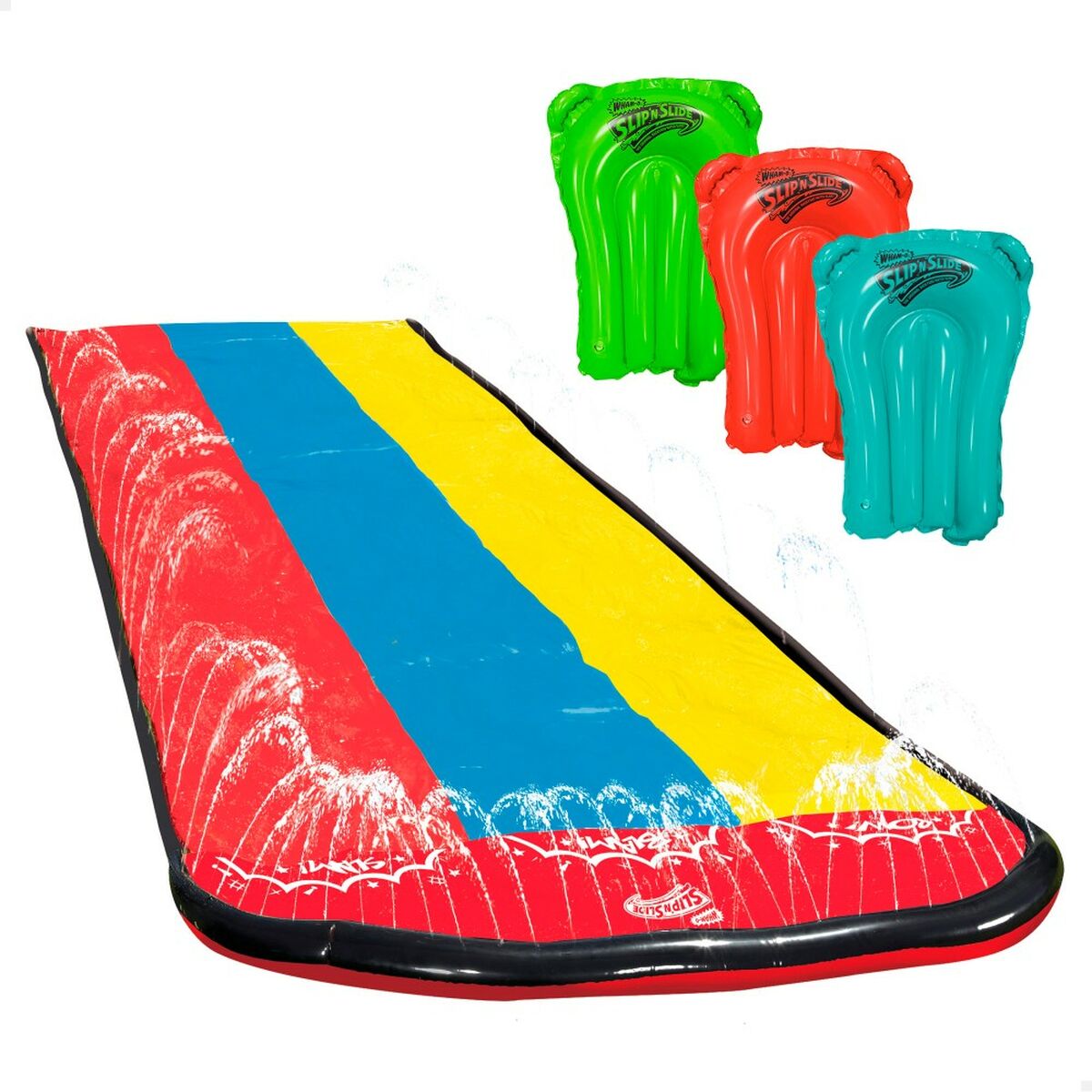 Tobogan acvatic 200 x 12 x 480 cm Multicolor - Jucarii si jocuri, În aer liber și sport