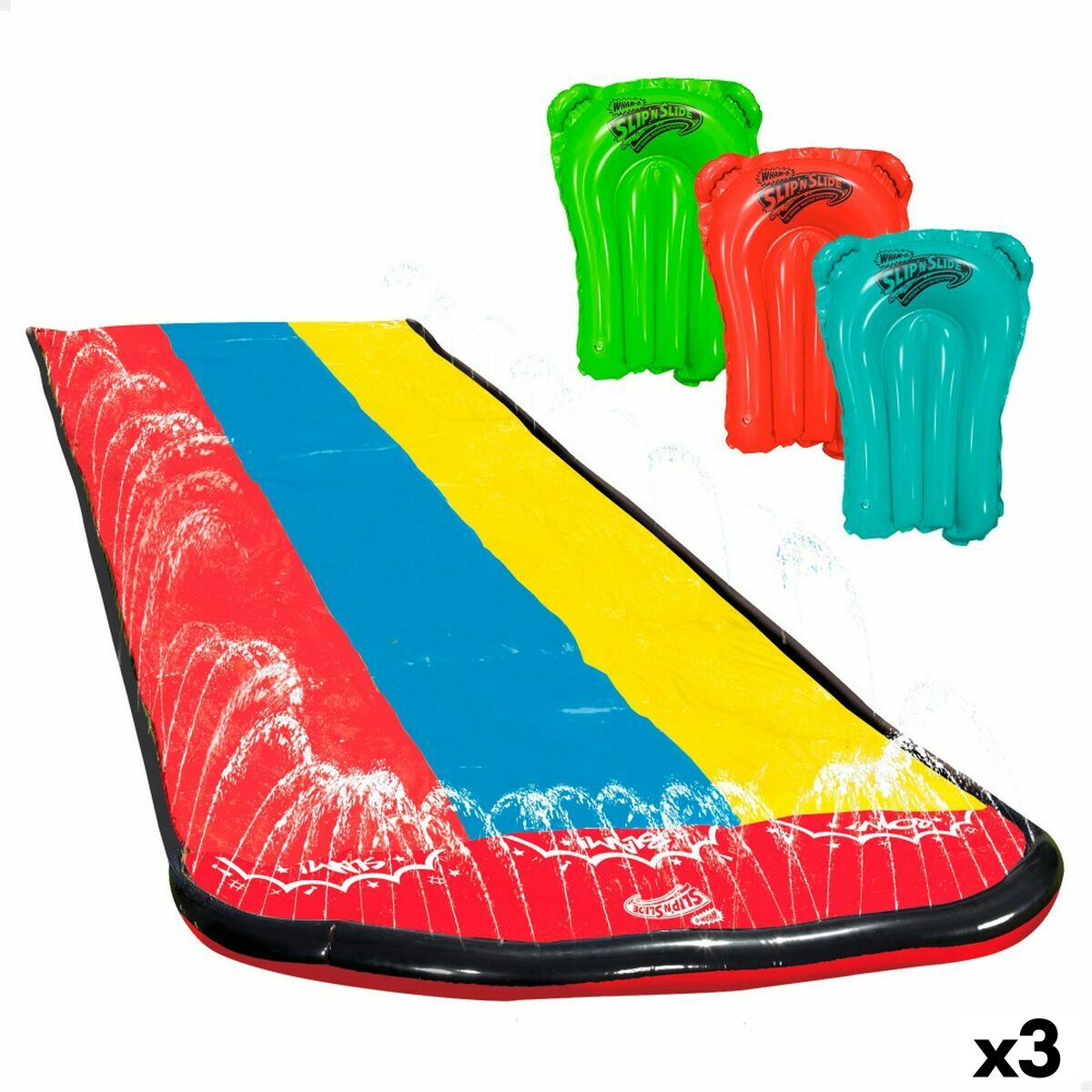 Tobogan acvatic 200 x 12 x 480 cm Multicolor - Jucarii si jocuri, În aer liber și sport