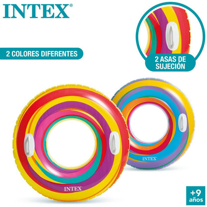 Colac Gonflabil Gogoașă Intex Ø 91 cm 91 x 22 x 91 cm (24 Unități) - Jucarii si jocuri, În aer liber și sport