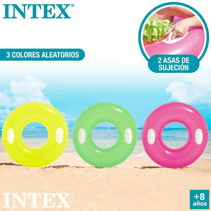 Colac Gonflabil Gogoașă Intex 76 x 15 x 76 cm (24 Unități) - Jucarii si jocuri, În aer liber și sport