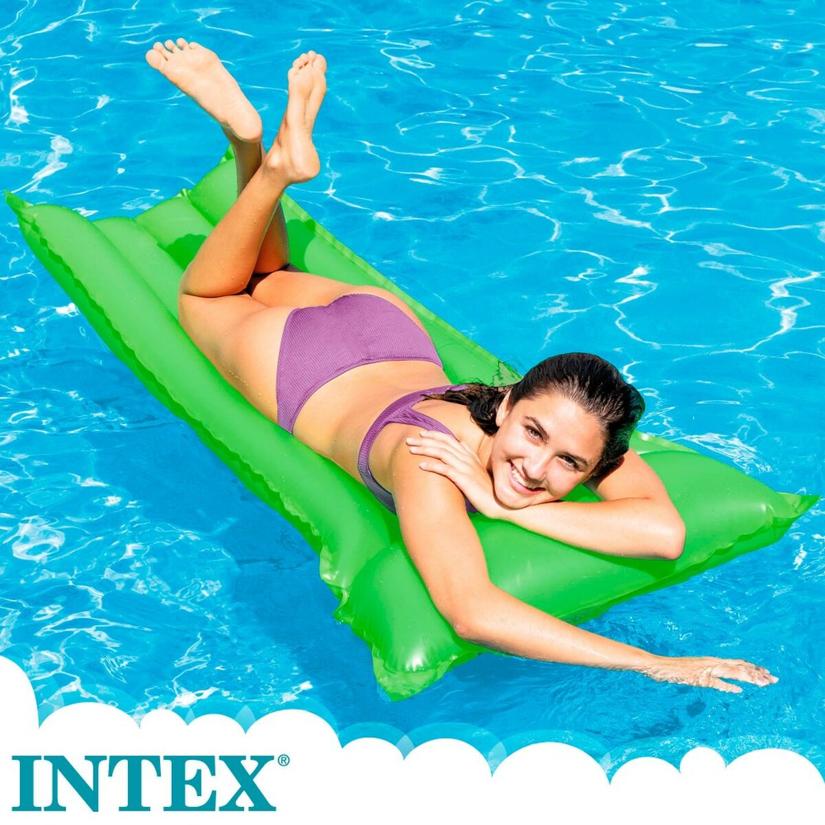 Saltea gonflabilă Intex Neon 183 x 76 cm (24 Unități) - Jucarii si jocuri, În aer liber și sport