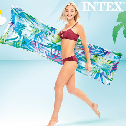 Saltea gonflabilă Intex Tropical 183 x 14 x 69 cm (24 Unități) - Jucarii si jocuri, În aer liber și sport