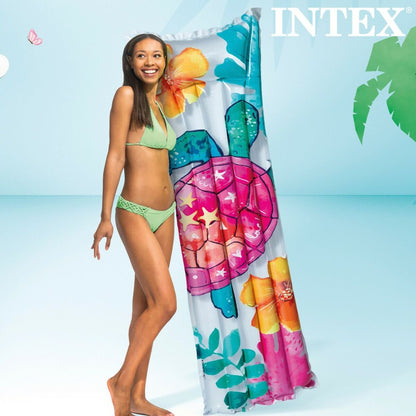 Saltea gonflabilă Intex Tropical 183 x 14 x 69 cm (24 Unități) - Jucarii si jocuri, În aer liber și sport