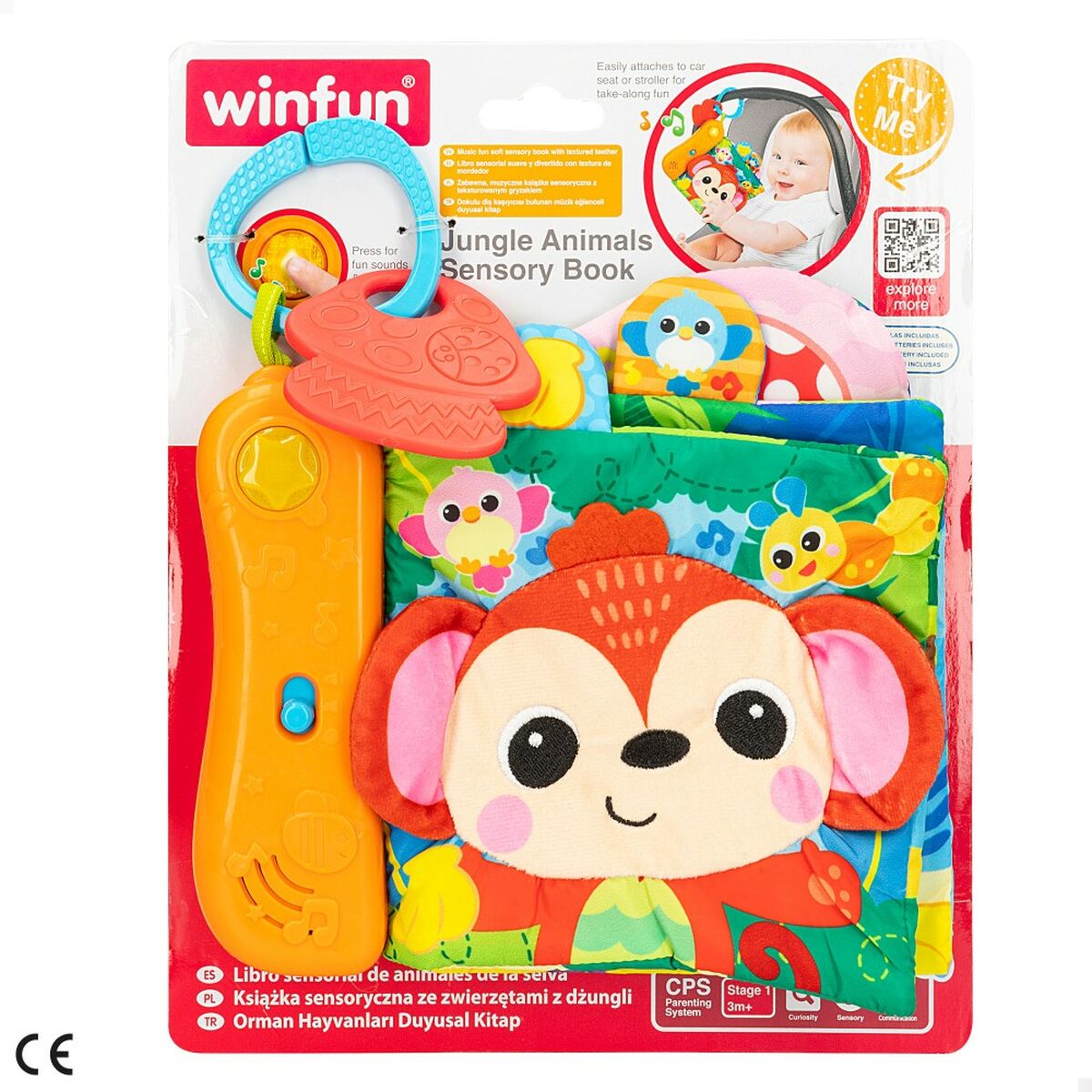 Prima Mea Carte Muzicală Winfun 20 x 4 x 20 cm 20,5 x 3,5 x 20 cm (6 Unități) - Bebelus, Jucăriile copilăriei timpurii