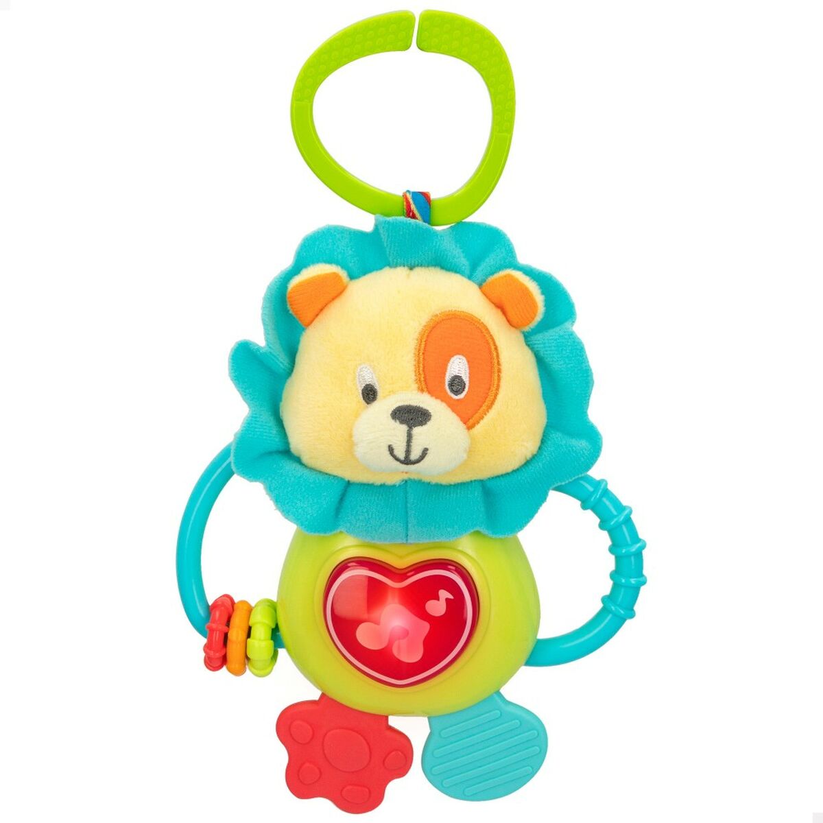 Jucărie din Pluș cu Zornăitoare Winfun 14 x 19 x 6,5 cm (6 Unități) - Bebelus, Jucăriile copilăriei timpurii