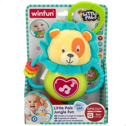 Jucărie din Pluș cu Zornăitoare Winfun 14 x 19 x 6,5 cm (6 Unități) - Bebelus, Jucăriile copilăriei timpurii