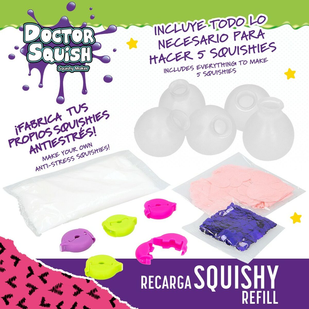 Slime Doctor Squish (12 Unități) - Jucarii si jocuri, Activități creative