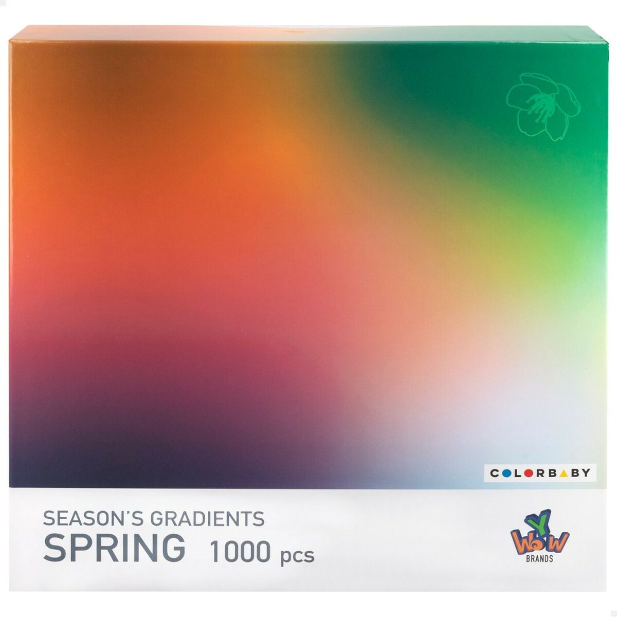 Puzzle Colorbaby Season's Gradients Spring 68 x 50 cm (6 Unități) - Jucarii si jocuri, Puzzle-uri și puzzle-uri