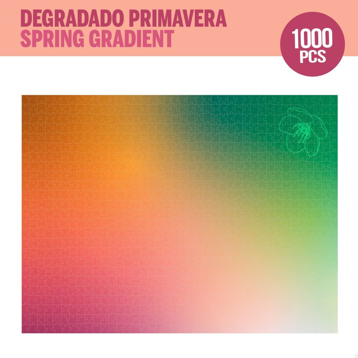 Puzzle Colorbaby Season's Gradients Spring 68 x 50 cm (6 Unități) - Jucarii si jocuri, Puzzle-uri și puzzle-uri