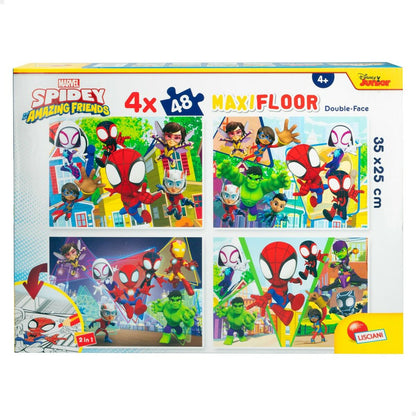 Set de 4 Puzzle-uri Spidey 35 x 1,5 x 25 cm 48 Piese (6 Unități) - Jucarii si jocuri, Puzzle-uri și puzzle-uri