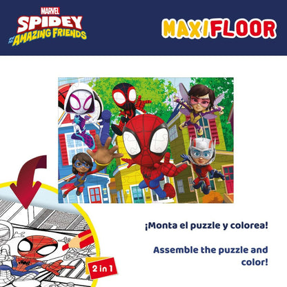 Set de 4 Puzzle-uri Spidey 35 x 1,5 x 25 cm 48 Piese (6 Unități) - Jucarii si jocuri, Puzzle-uri și puzzle-uri