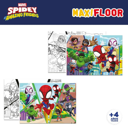 Set de 4 Puzzle-uri Spidey 35 x 1,5 x 25 cm 48 Piese (6 Unități) - Jucarii si jocuri, Puzzle-uri și puzzle-uri