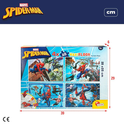 Puzzle pentru Copii Spider-Man Cu două fețe 4-ia-1 48 Piese 35 x 1,5 x 25 cm (6 Unități) - Jucarii si jocuri, Puzzle-uri și puzzle-uri