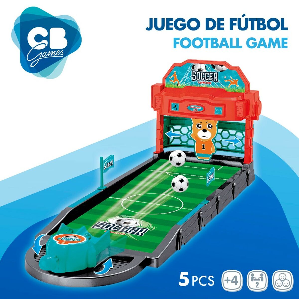 Joc de Îndemânare Colorbaby Football 6 Unități - Jucarii si jocuri, Jocuri și accesorii