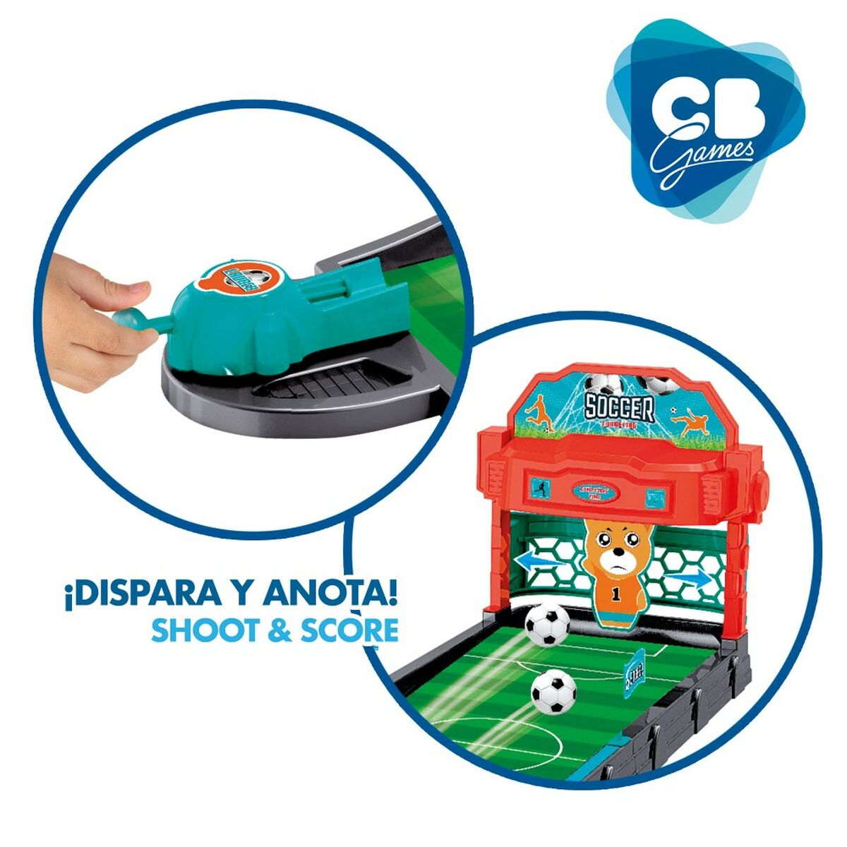 Joc de Îndemânare Colorbaby Football 6 Unități - Jucarii si jocuri, Jocuri și accesorii