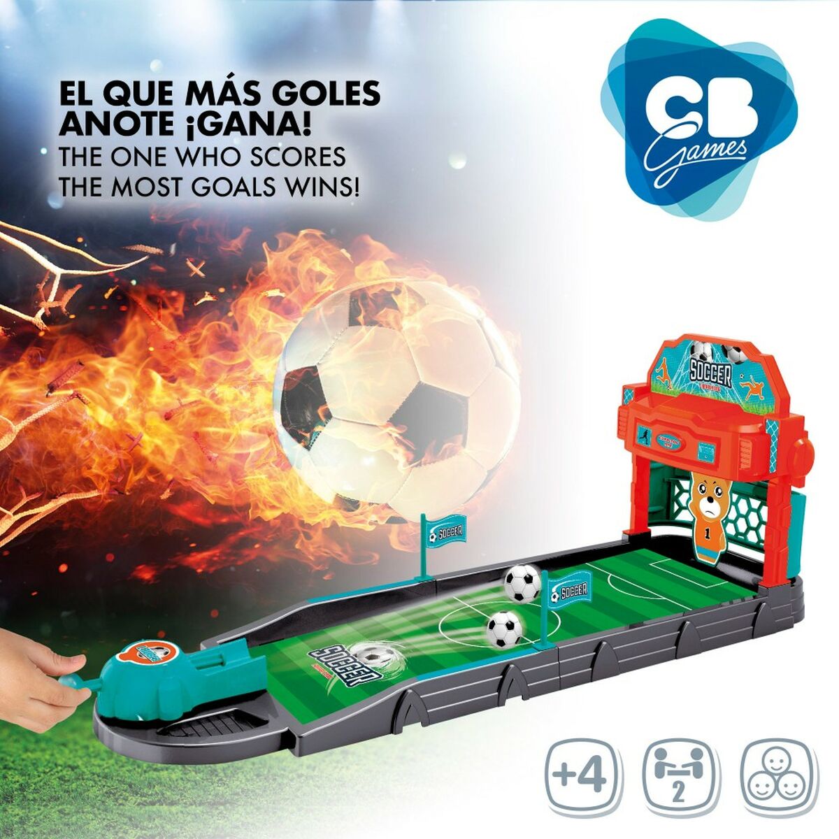 Joc de Îndemânare Colorbaby Football 6 Unități - Jucarii si jocuri, Jocuri și accesorii