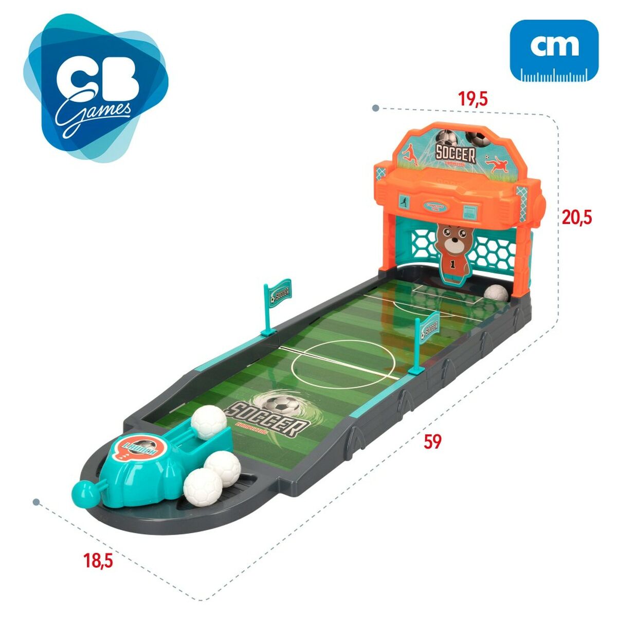 Joc de Îndemânare Colorbaby Football 6 Unități - Jucarii si jocuri, Jocuri și accesorii