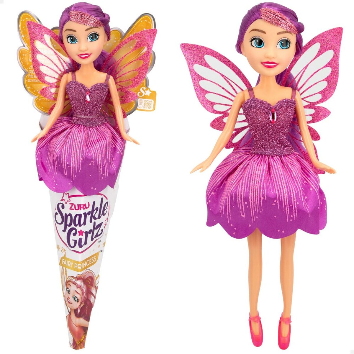 Păpușă Zuru Sparkle Girlz Fairy Princess 12,5 x 27 x 4 cm 12 Unități - Jucarii si jocuri, Păpuși și accesorii