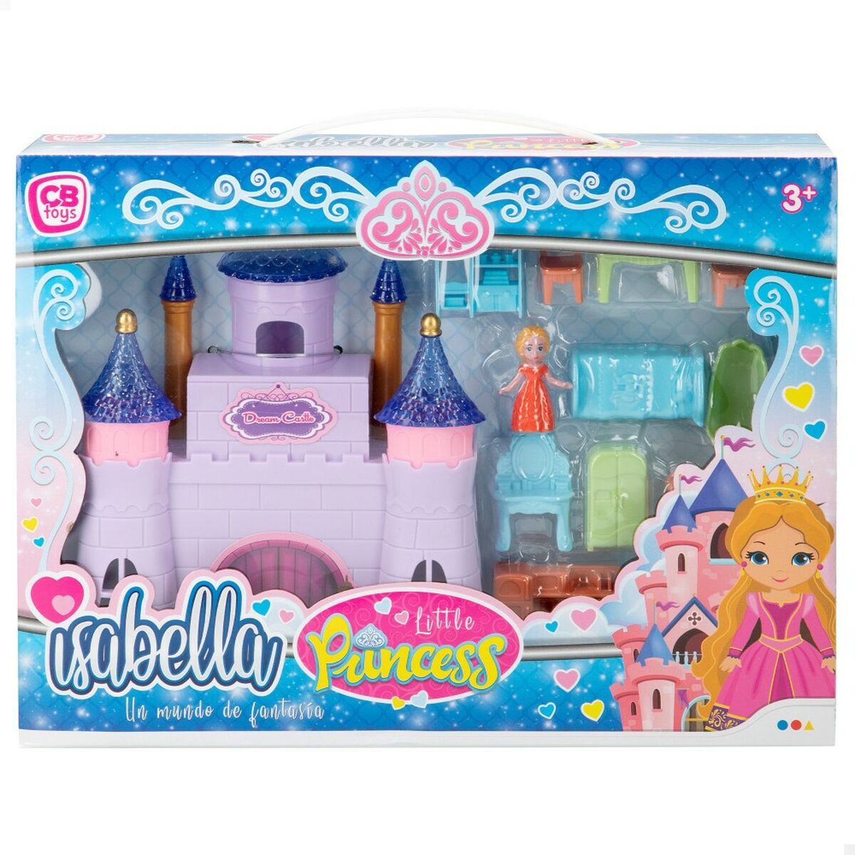 Castel Colorbaby Isabella Little Princess 6 Unități - Jucarii si jocuri, Păpuși și figurine