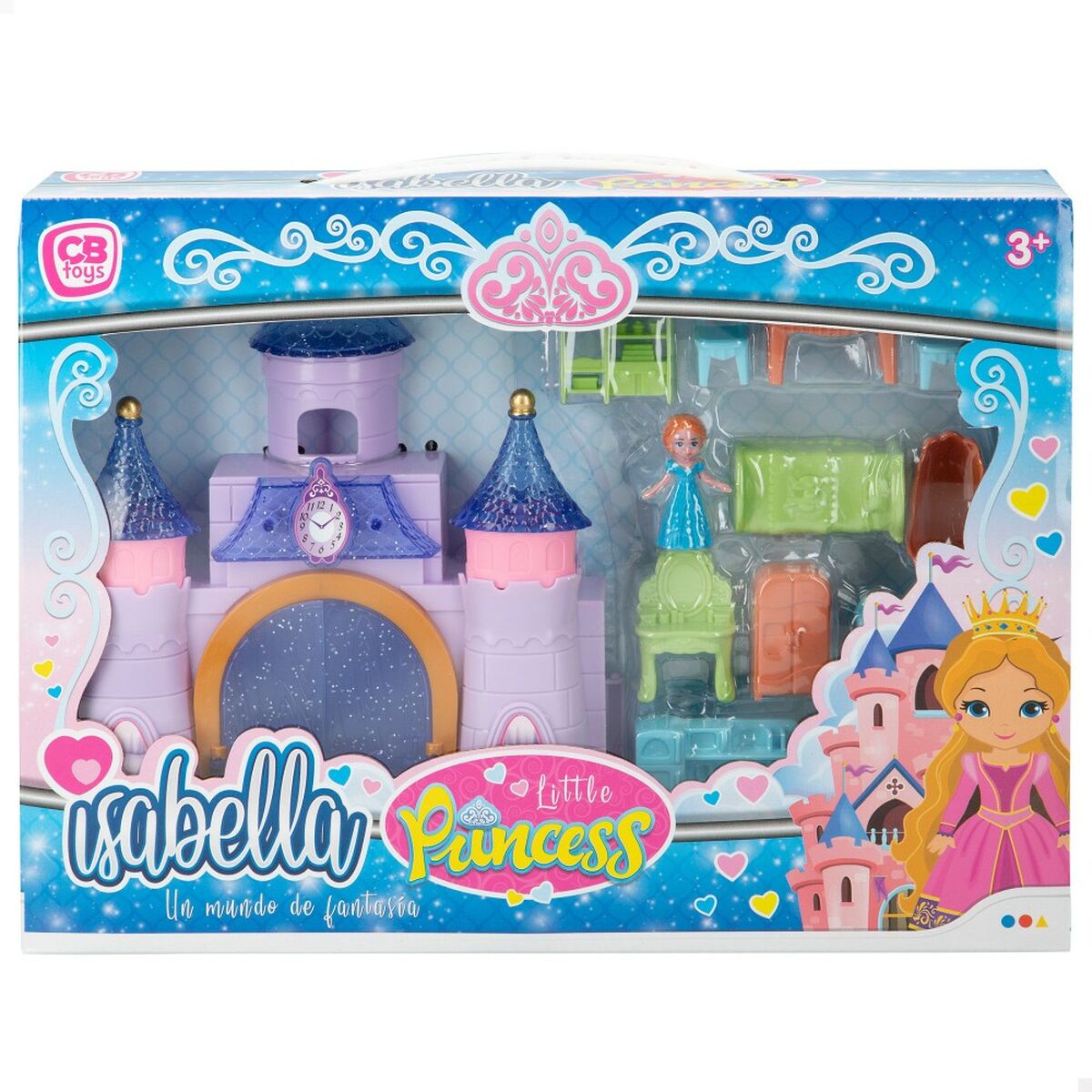 Castel Colorbaby Isabella Little Princess 6 Unități - Jucarii si jocuri, Păpuși și figurine