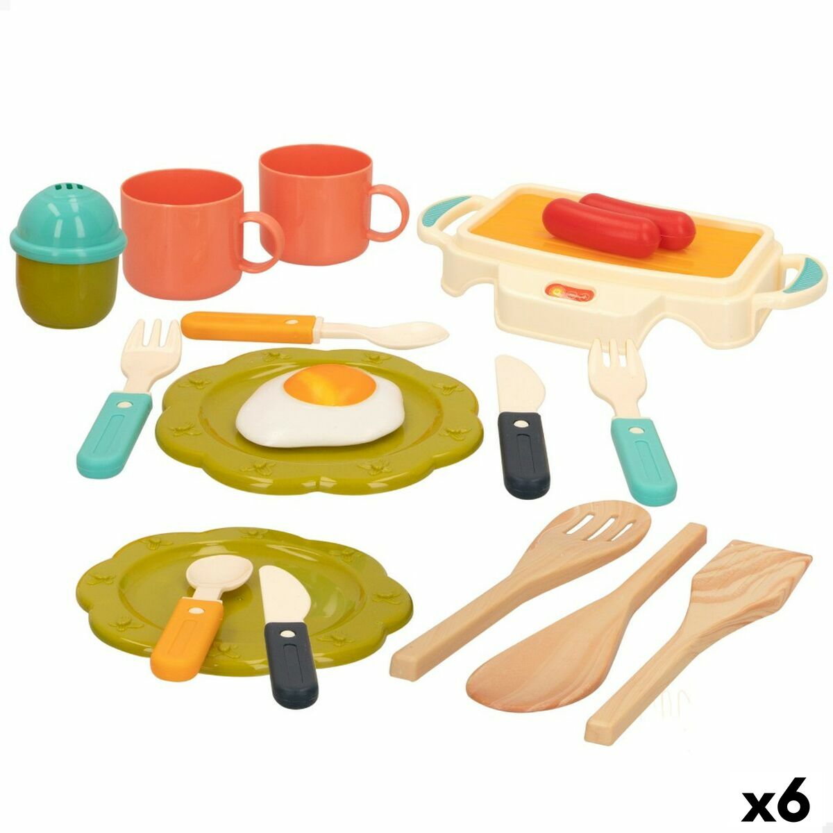 Bucătărie de Jucărie Colorbaby My Home 17 Piese 19,5 x 3 x 11 cm - Jucarii si jocuri, Imitații de jocuri