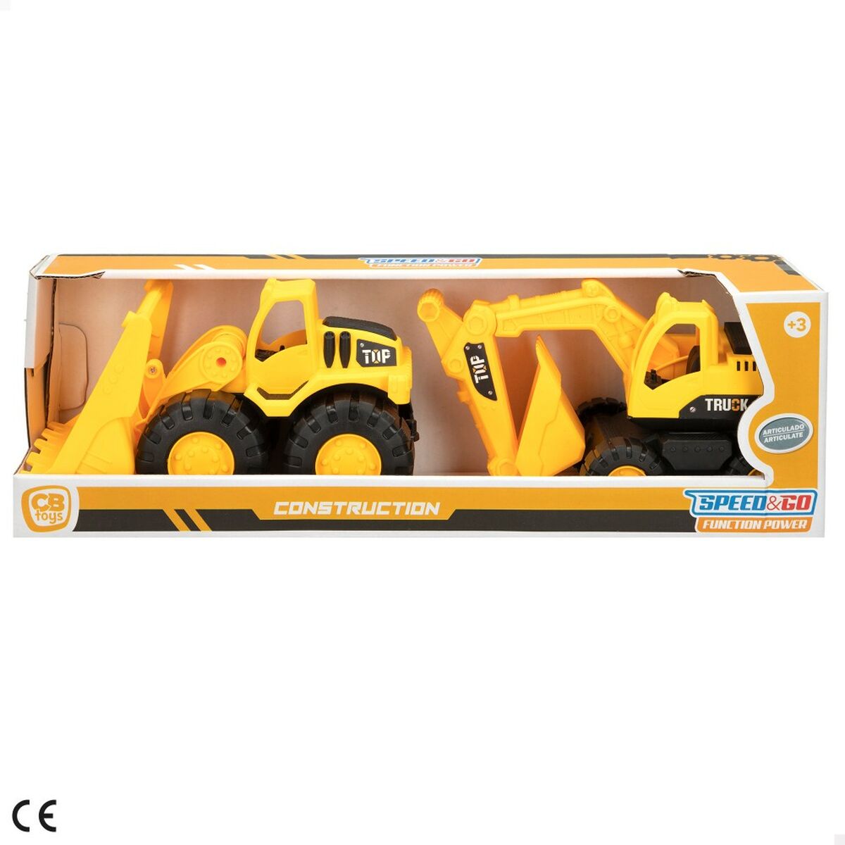 Vehicule de Construcție Speed & Go 18,5 x 10,5 x 10 cm (6 Unități) - Jucarii si jocuri, Vehicule