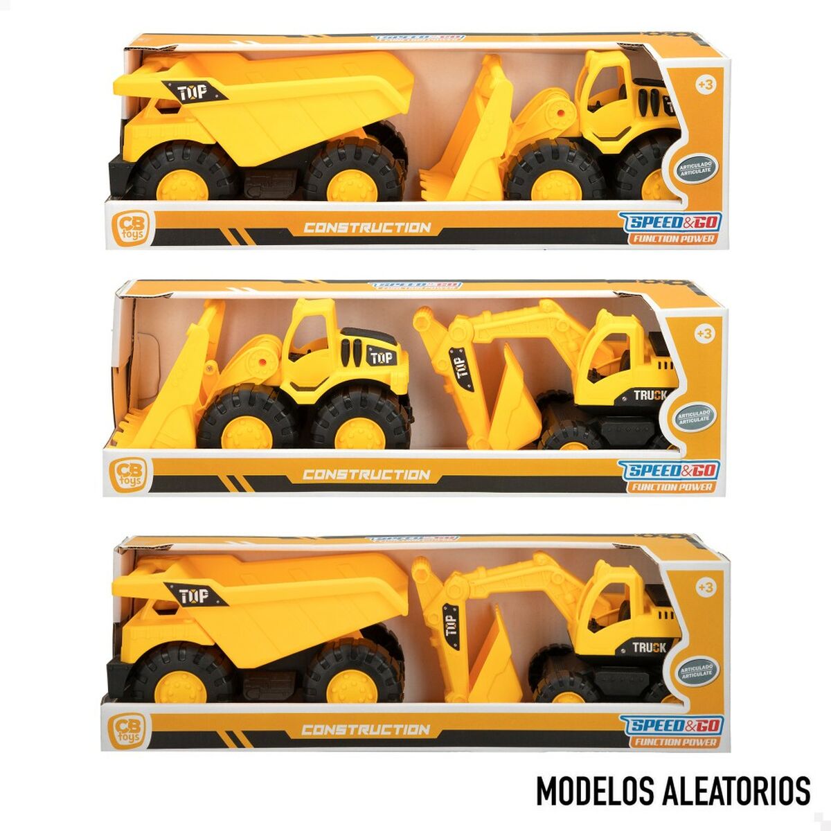 Vehicule de Construcție Speed & Go 18,5 x 10,5 x 10 cm (6 Unități) - Jucarii si jocuri, Vehicule