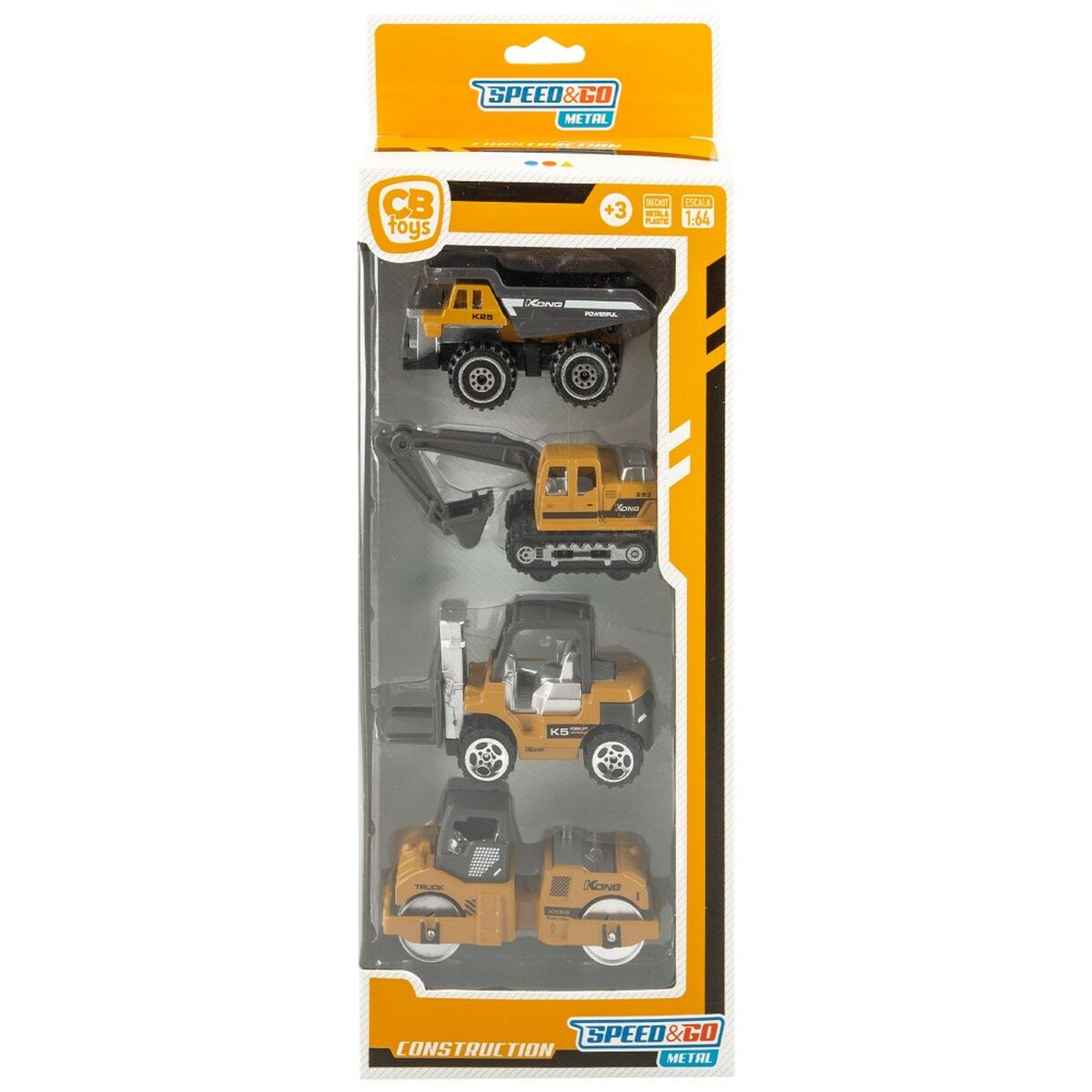 Set Vehicule de Lucrări Publice Speed & Go 7,5 x 4 x 3 cm (12 Unități) - Jucarii si jocuri, Vehicule