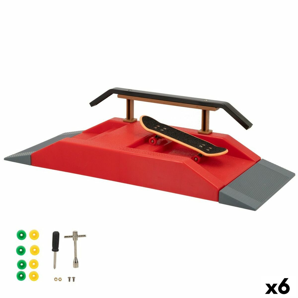 Skateboard jucărie pentru degete Colorbaby (6 Unități) - Jucarii si jocuri, Vehicule