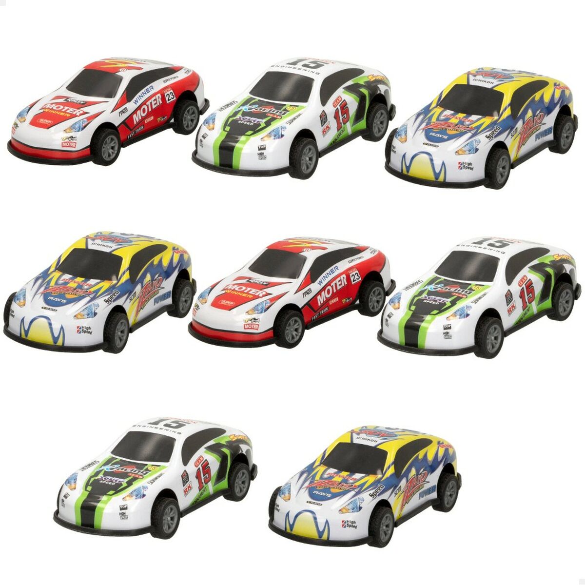Set de Jucării cu Vehicule Speed & Go 8,9 x 2,7 x 4 cm (6 Unități) - Jucarii si jocuri, Vehicule