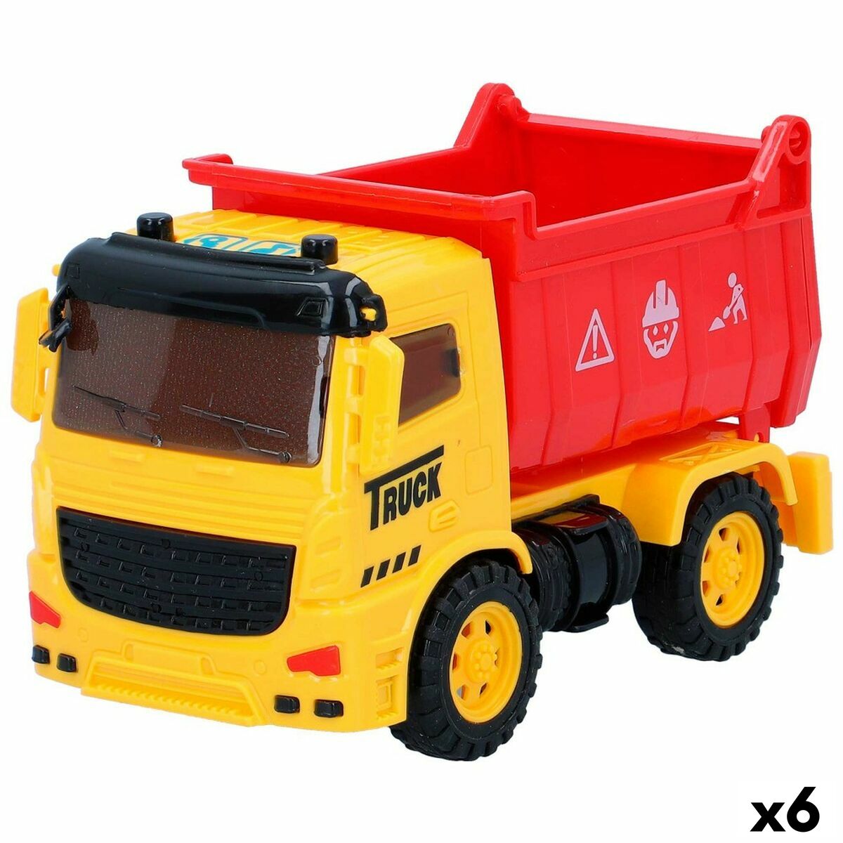 Camioane pentru lucrări publice Speed & Go 14,5 x 9 x 7,5 cm (6 Unități) - Jucarii si jocuri, Vehicule