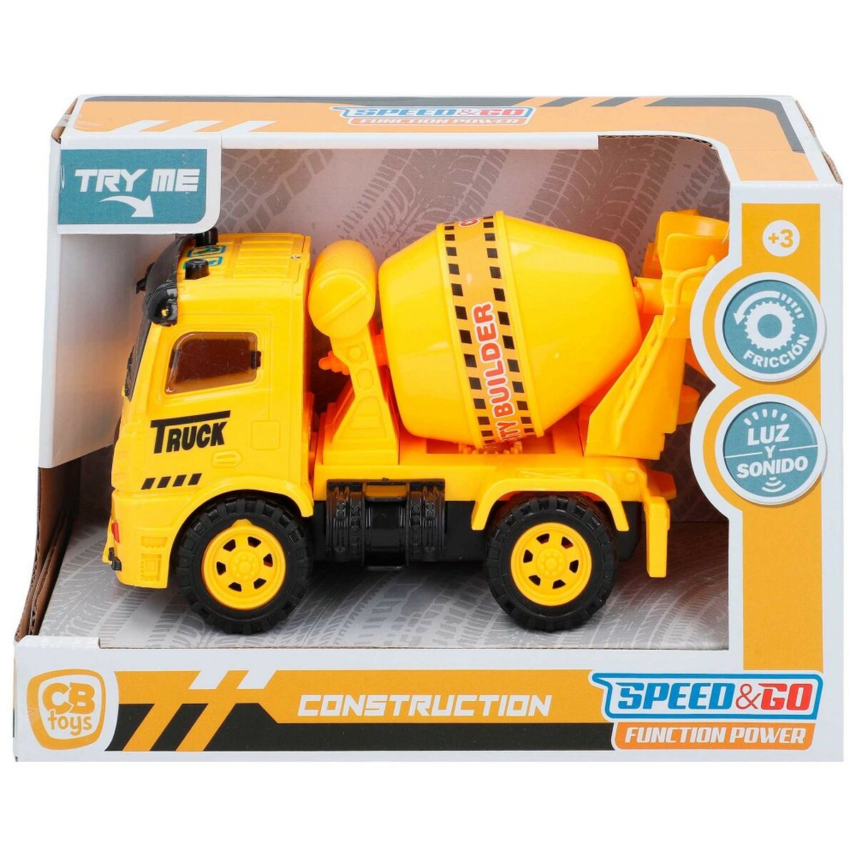 Camioane pentru lucrări publice Speed & Go 14,5 x 9 x 7,5 cm (6 Unități) - Jucarii si jocuri, Vehicule