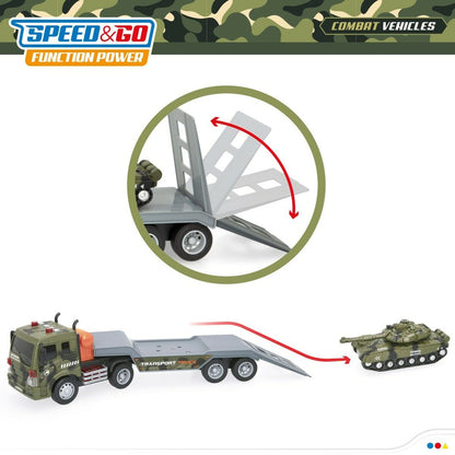 Camion Autotransporter Speed & Go 47,5 x 11,5 x 10 cm (2 Unități) - Jucarii si jocuri, Vehicule