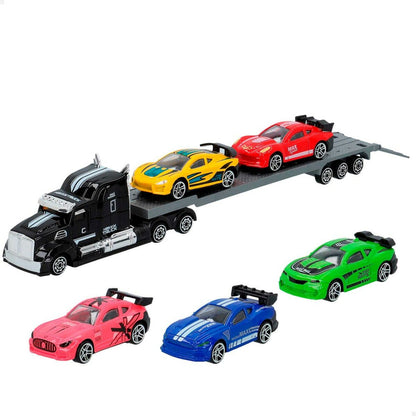 Camion Autotransporter și Mașini Speed & Go 28 x 5 x 4,5 cm (12 Unități) - Jucarii si jocuri, Vehicule