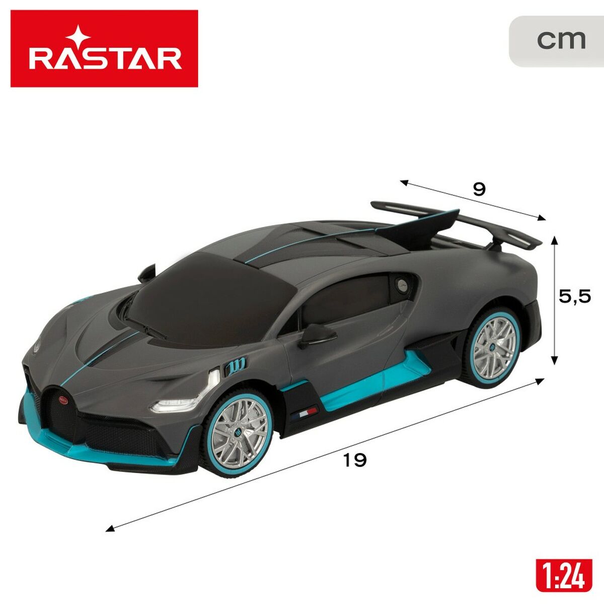 Mașină Teleghidată Bugatti (4 Unități) - Jucarii si jocuri, Vehicule