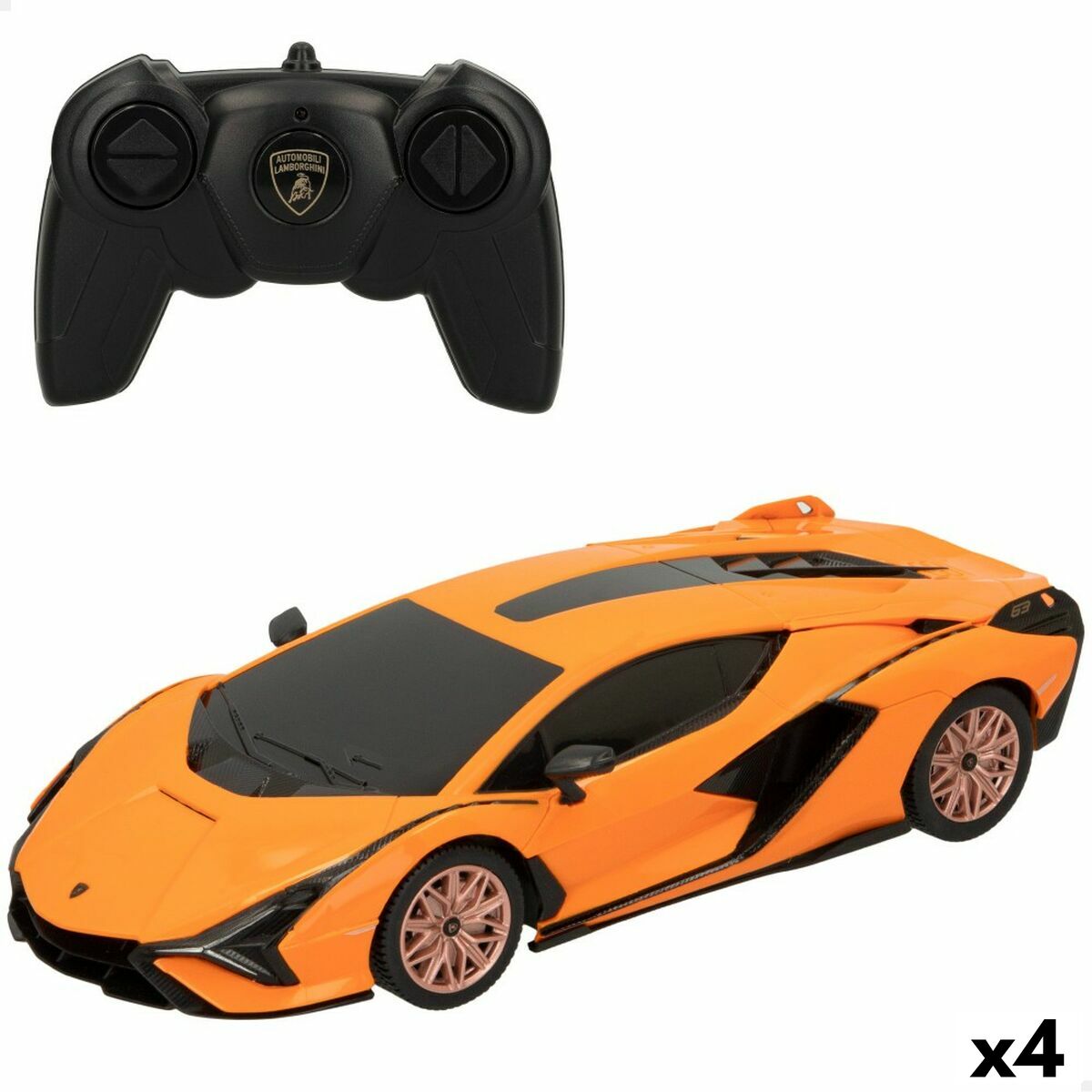 Mașină Teleghidată Lamborghini (4 Unități) - Jucarii si jocuri, Vehicule