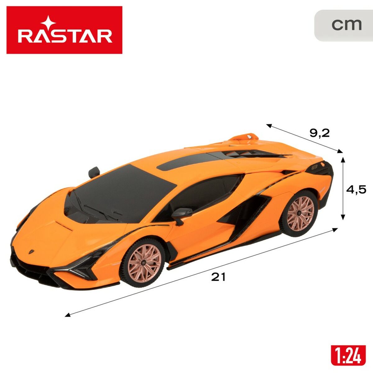 Mașină Teleghidată Lamborghini (4 Unități) - Jucarii si jocuri, Vehicule