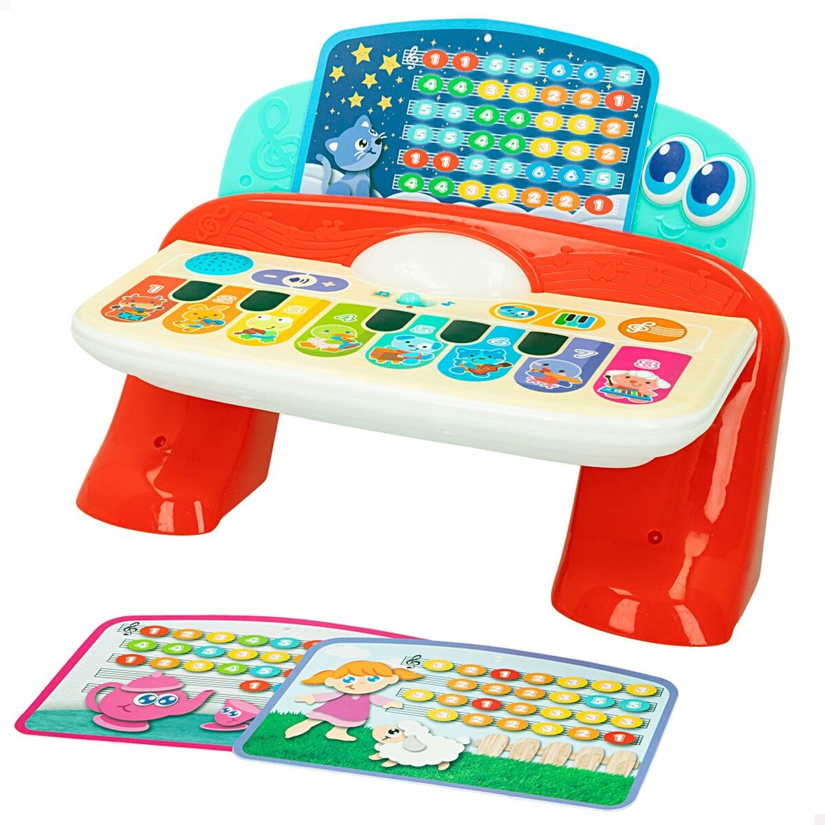 Pian Interactiv pentru Bebeluși Winfun 27 x 16 x 18 cm (2 Unități) - Jucarii si jocuri, Instrumente muzicale pentru copii