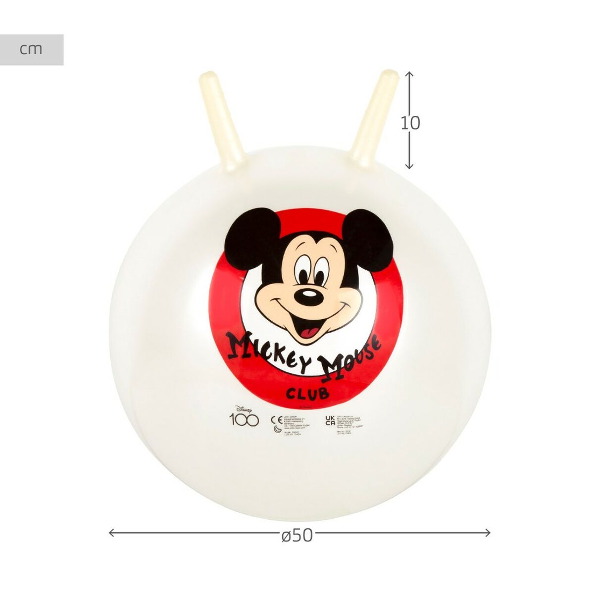 Mingea de sărituri Mickey Mouse Ø 45 cm (10 Unități) - Sport și în aer liber, Sporturi recreative