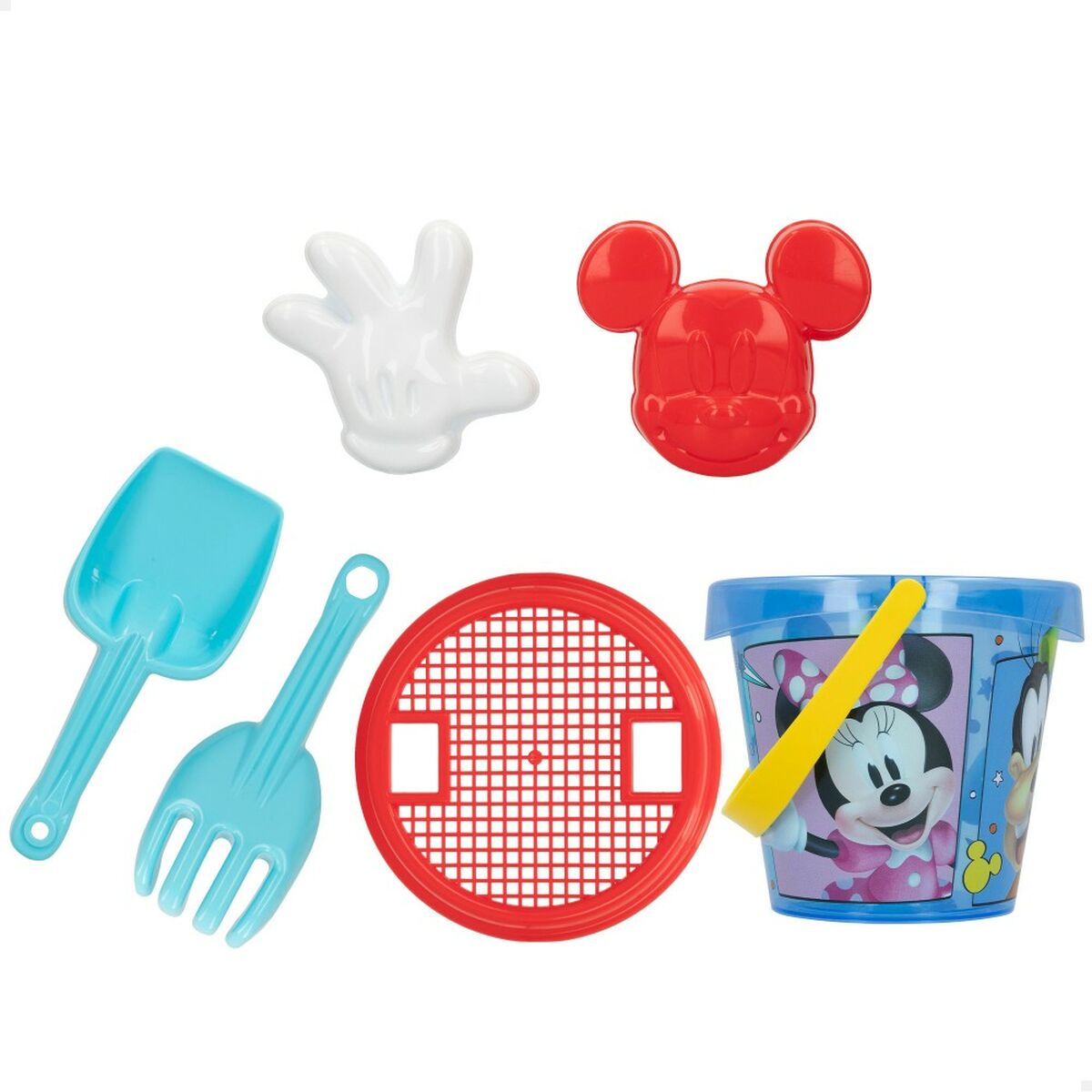 Set de jucării de plajă Mickey Mouse Ø 14 cm Plastic (24 Unități) - Jucarii si jocuri, În aer liber și sport