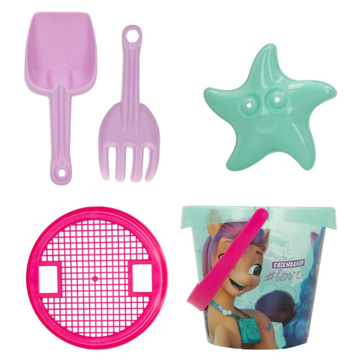 Set de jucării de plajă My Little Pony Ø 14 cm polipropilenă (24 Unități) - Jucarii si jocuri, În aer liber și sport