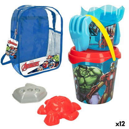 Set de jucării de plajă The Avengers Ø 18 cm polipropilenă (12 Unități) - Jucarii si jocuri, În aer liber și sport