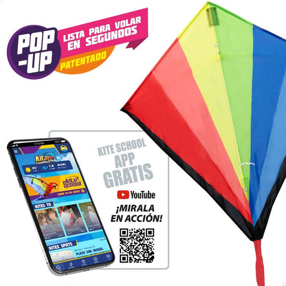 Zmeu Eolo Pop-Up Diamond 56 x 59 x 2 cm - Jucarii si jocuri, În aer liber și sport