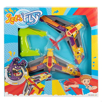 Avion Colorbaby Let's Fly Lansator 14,5 x 3,5 x 25 cm (6 Unități) - Jucarii si jocuri, Vehicule
