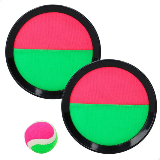 Jucărie de plajă Colorbaby Catch Ball 20 x 2 x 20 cm Velcro (12 Unități) - Jucarii si jocuri, În aer liber și sport