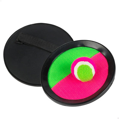 Jucărie de plajă Colorbaby Catch Ball 20 x 2 x 20 cm Velcro (12 Unități) - Jucarii si jocuri, În aer liber și sport