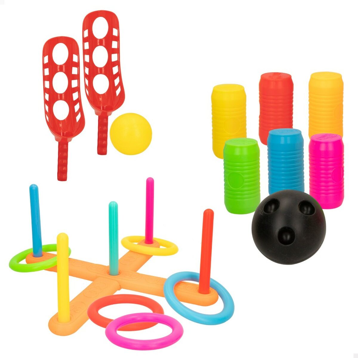Set de jucării de plajă Colorbaby 40,5 x 7 x 40,5 cm (4 Unități) - Jucarii si jocuri, În aer liber și sport
