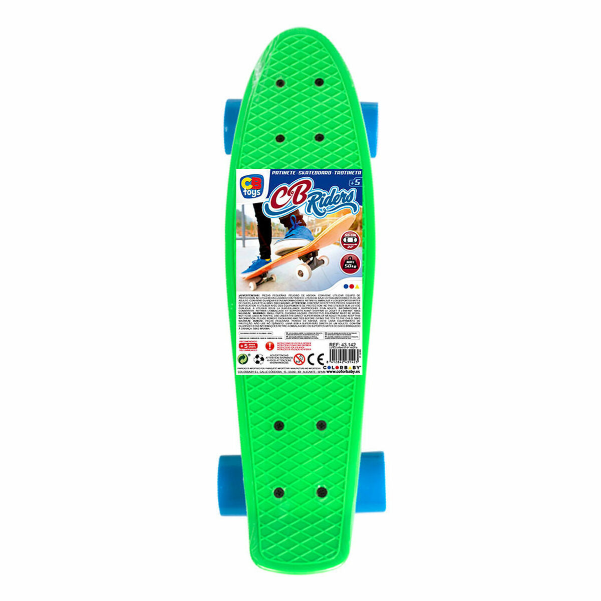 Skateboard Colorbaby (6 Unități) - Jucarii si jocuri, În aer liber și sport