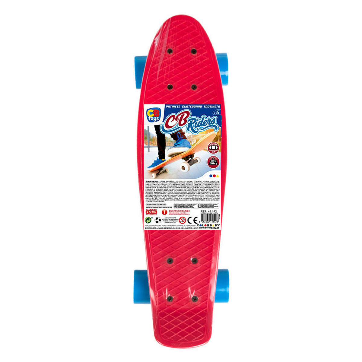 Skateboard Colorbaby (6 Unități) - Jucarii si jocuri, În aer liber și sport